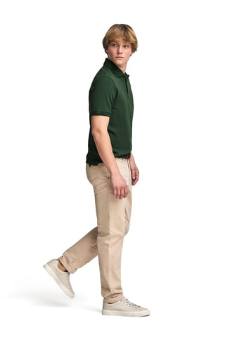 Polo regular - Verde-escuro