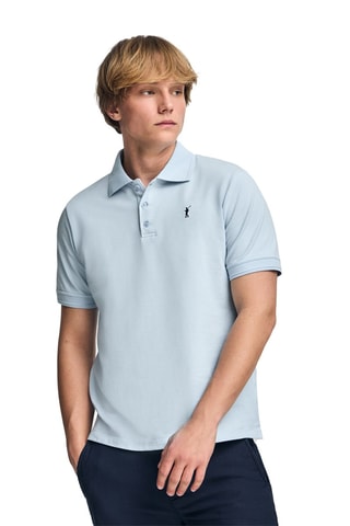 Polo regular - Azul-celeste