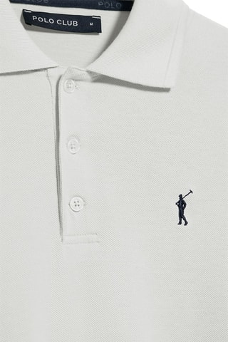 3 polos regular - Preto, azul-marinho e branco