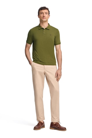 Polo regular - Verde-azeitona