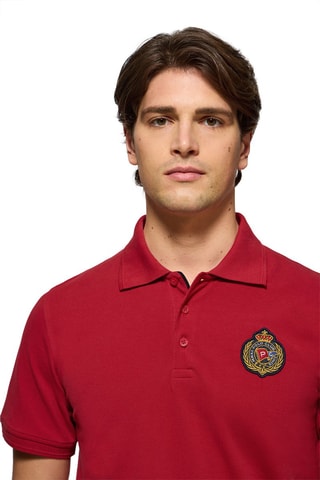 Polo regular - Vermelho
