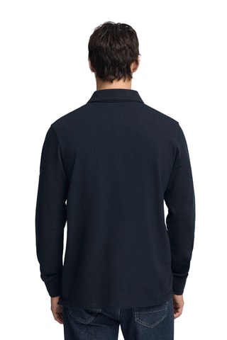 Polo regular - Azul-marinho