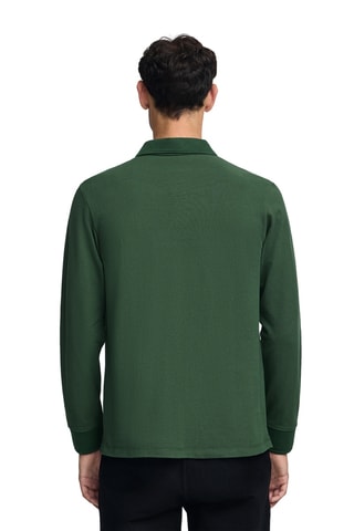 Polo regular - Verde-garrafa