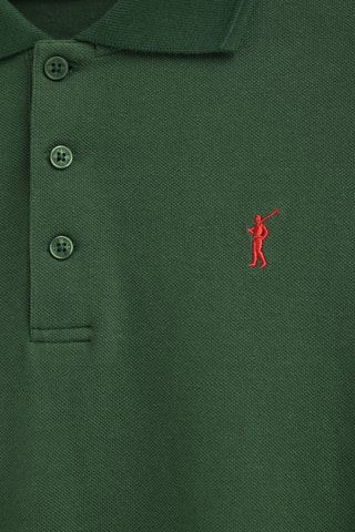 Polo regular - Verde-garrafa