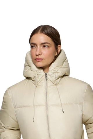 Blusão com capuz - Cru