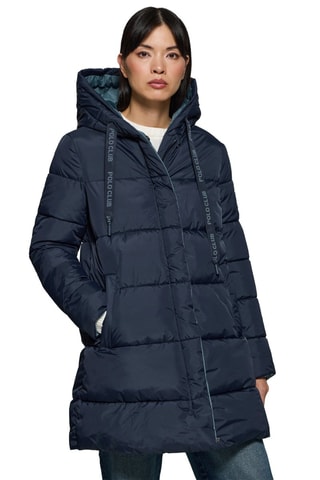 Blusão com capuz - Azul