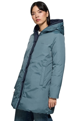 Blusão com capuz - Azul