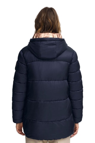 Blusão com capuz - Azul-marinho