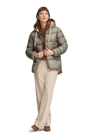 Blusão com capuz - Caqui