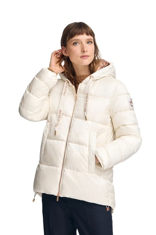 Blusão com capuz - Cru