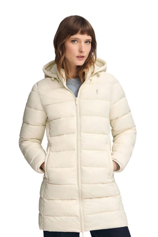 Blusão com capuz - Cru