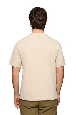 T-shirt relaxed - Bege