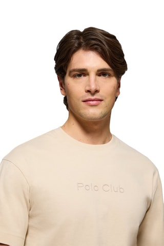 T-shirt relaxed - Bege