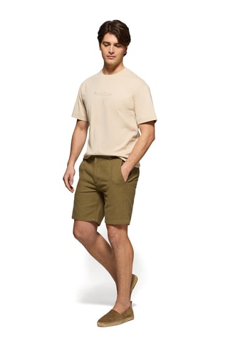 T-shirt relaxed - Bege