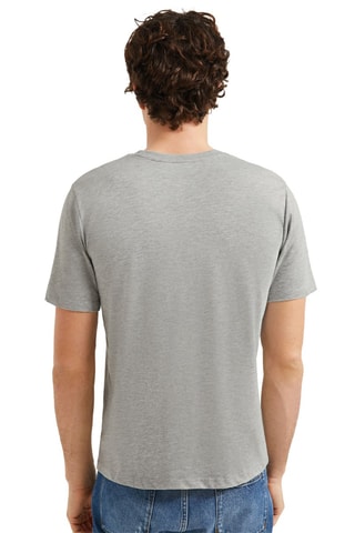 T-shirt Cinzento-claro mesclado