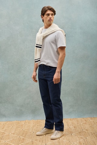 T-shirt regular - Branco