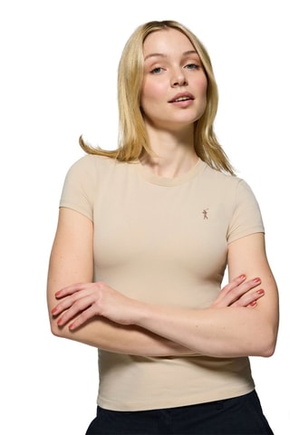 T-shirt slim - Beige