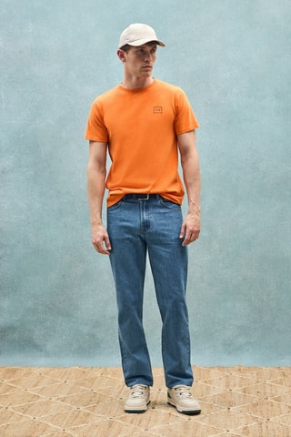 T-shirt regular - Laranja