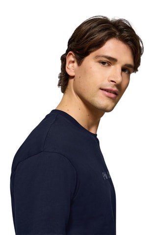 T-shirt relaxed - Azul-marinho