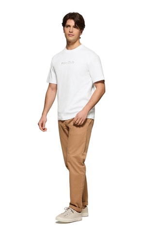 T-shirt relaxed - Branco