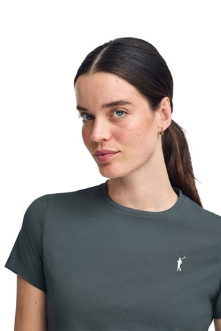 T-shirt slim - Cinzento-escuro