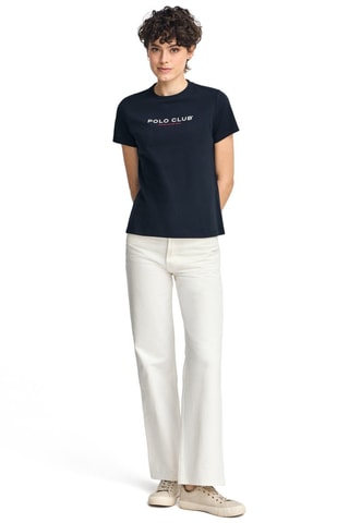 T-shirt regular - Azul-marinho