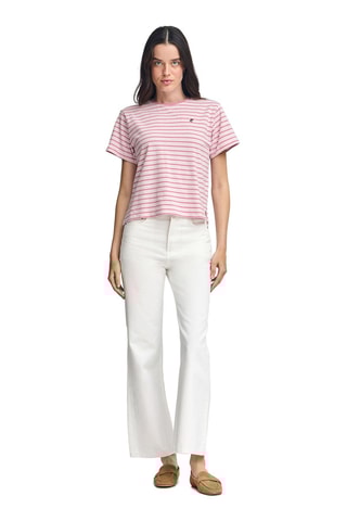 T-shirt regular - Rose et vieux rose