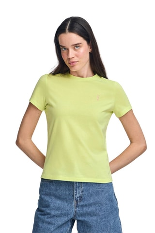 T-shirt slim - Vert citron