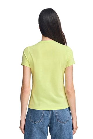 T-shirt slim - Vert citron