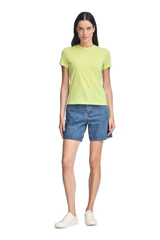 T-shirt slim - Vert citron
