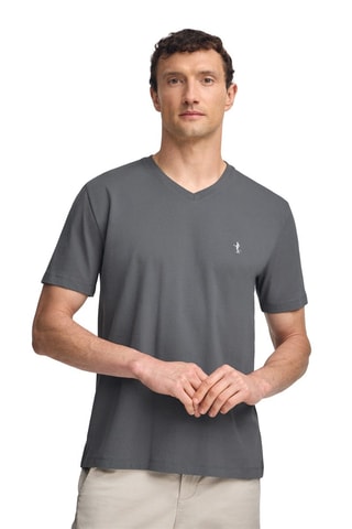 T-shirt regular - Cinzento