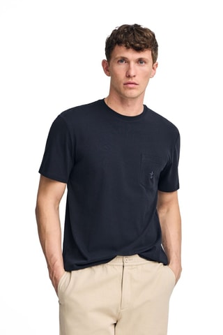 T-shirt regular - Azul-marinho