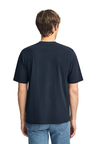 T-shirt regular - Azul-marinho