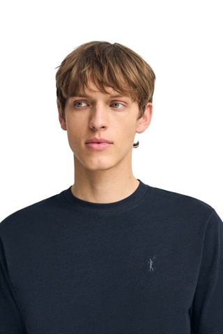 T-shirt regular - Azul-marinho