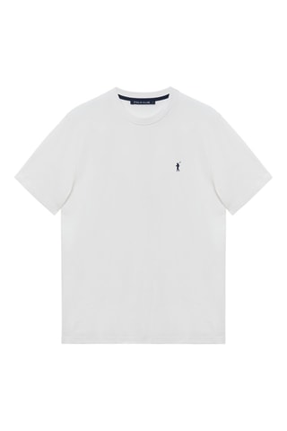 3 t-shirts Azul-marinho, cinzento-claro e branco