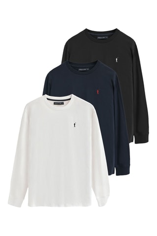 3 t-shirts - Preto e branco