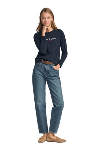 T-shirt slim - Bleu marine