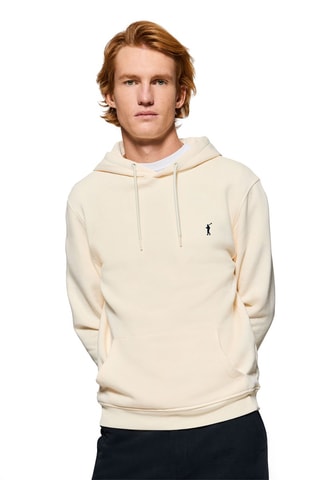 Sweat com capuz - Cru