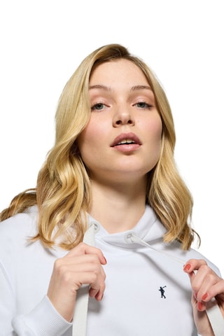 Sweat com capuz - Branco