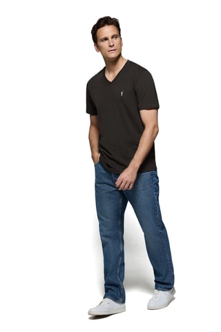 T-shirt regular - Preto