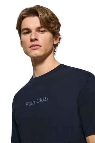 T-shirt relaxed - Azul-marinho