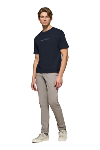 T-shirt relaxed - Azul-marinho