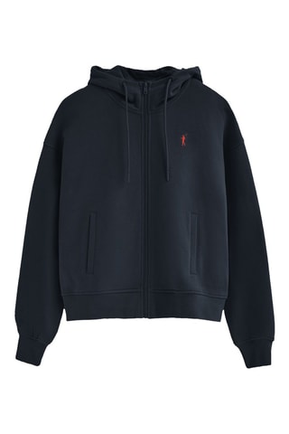 Sweat com capuz - Azul-marinho