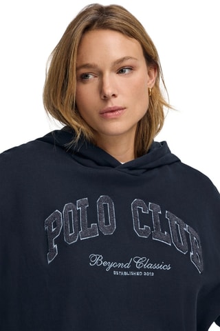 Sweat com capuz - Azul-marinho