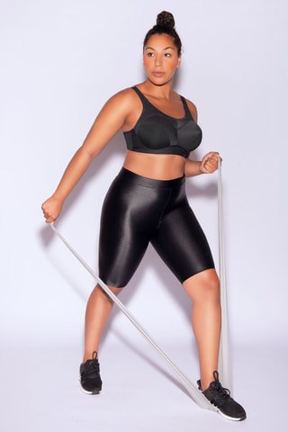 Soutien de desporto Power Fit Preto