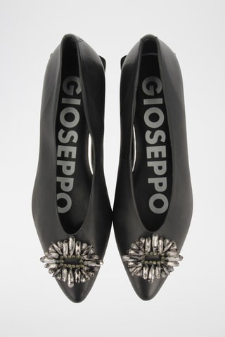 Leren Ballerina's - Zwart