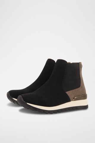 Platform Chelsea Boots - Zwart