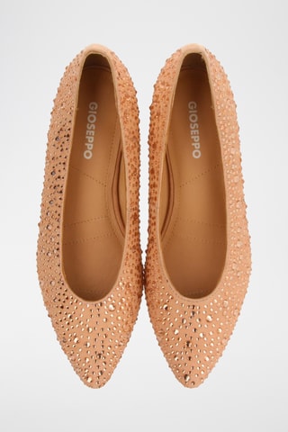 Nubuck Ballerina's - Zalmroze