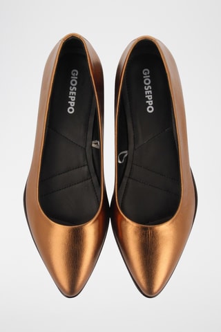 Leren Ballerina's - Goudkleurig