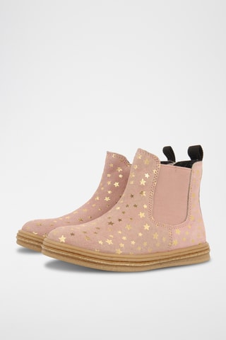 Nubuck Enkellaarzen - Roze